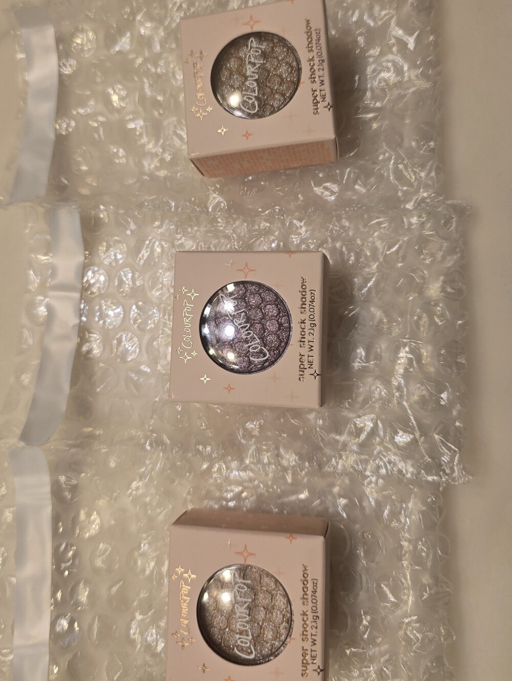 BNIB ColourPop Eyeshadows Shimmer (Set Of 3) *RITZ* - *UNHINGED* - *FROG*